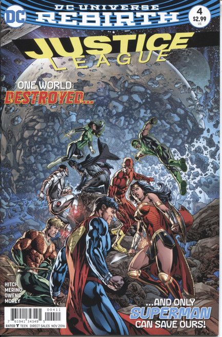 Justice League (2016 Series) #4 A NM- 9.2 Justice League (2016 Series) #4 A NM- 9.2