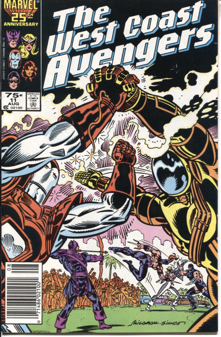 West Coast Avengers (1985 Series) #11 Newsstand NM- 9.2 West Coast Avengers (1985 Series) #11 Newsstand NM- 9.2