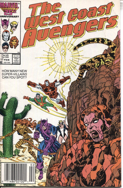 West Coast Avengers (1985 Series) #17 Newsstand NM- 9.2 West Coast Avengers (1985 Series) #17 Newsstand NM- 9.2