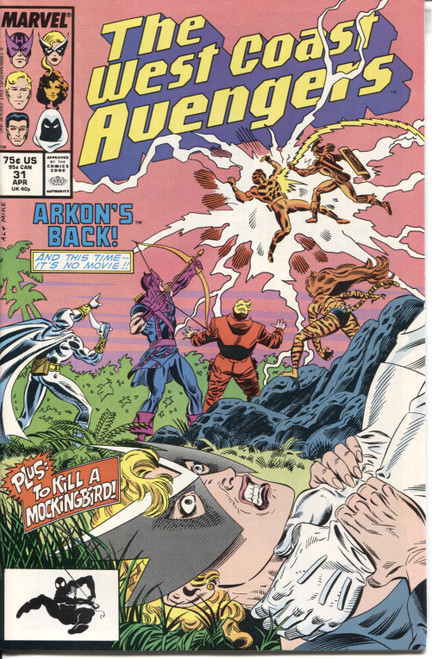 West Coast Avengers (1985 Series) #31 NM- 9.2 West Coast Avengers (1985 Series) #31 NM- 9.2