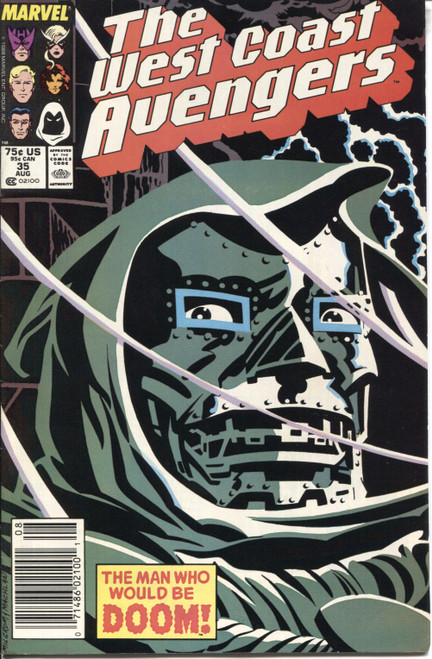 West Coast Avengers (1985 Series) #35 Newsstand NM- 9.2 West Coast Avengers (1985 Series) #35 Newsstand NM- 9.2