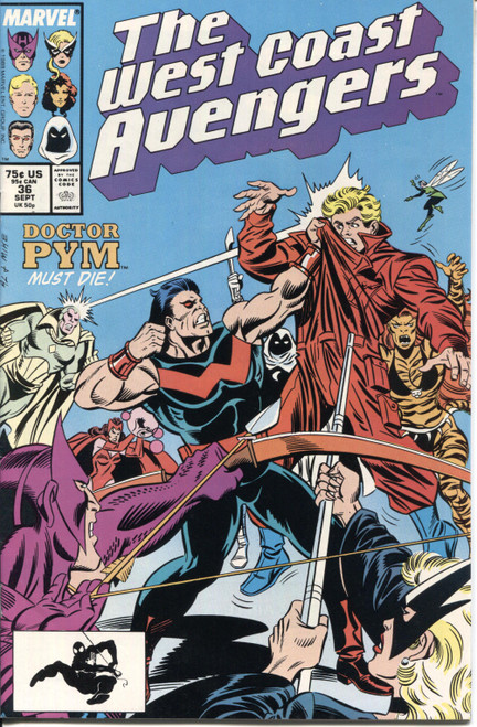 West Coast Avengers (1985 Series) #36 NM- 9.2 West Coast Avengers (1985 Series) #36 NM- 9.2