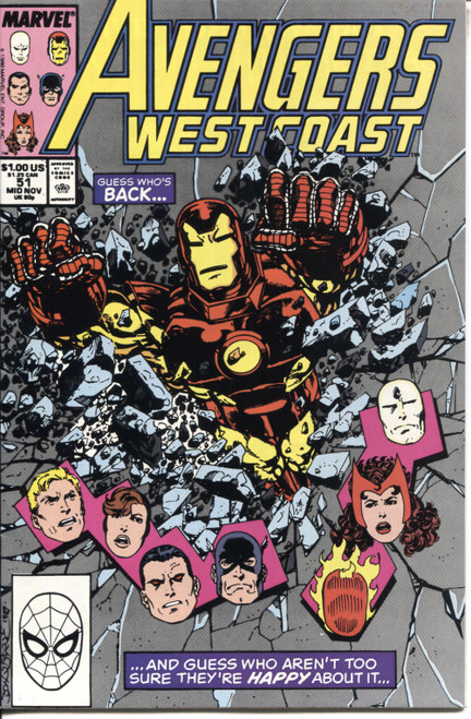 West Coast Avengers (1985 Series) #51 NM- 9.2 West Coast Avengers (1985 Series) #51 NM- 9.2