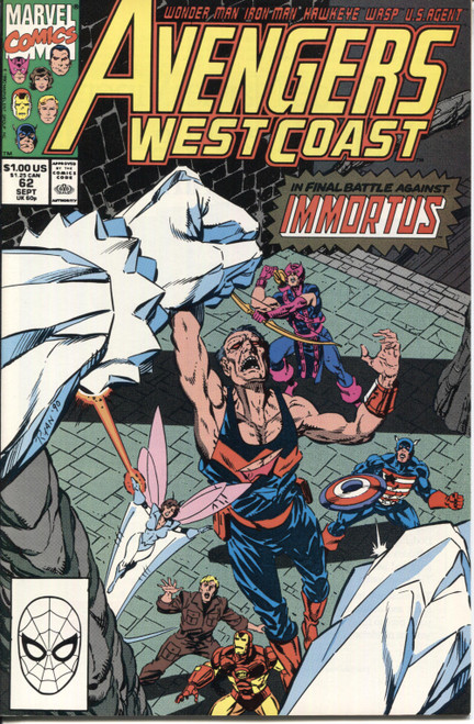 West Coast Avengers (1985 Series) #62 NM- 9.2 West Coast Avengers (1985 Series) #62 NM- 9.2