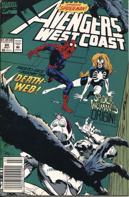 West Coast Avengers (1985 Series) #84 Newsstand VF 8.0 West Coast Avengers (1985 Series) #84 Newsstand VF 8.0