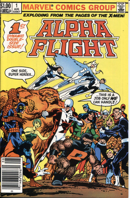 Alpha Flight (1983 Series) #1 Newsstand NM- 9.2 Alpha Flight (1983 Series) #1 Newsstand NM- 9.2