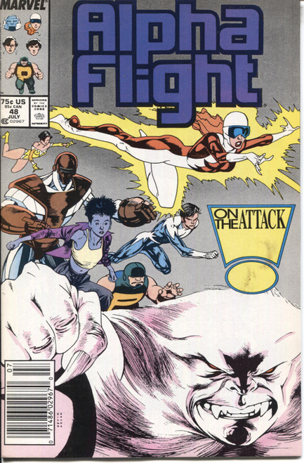 Alpha Flight (1983 Series) #48 Newsstand NM- 9.2