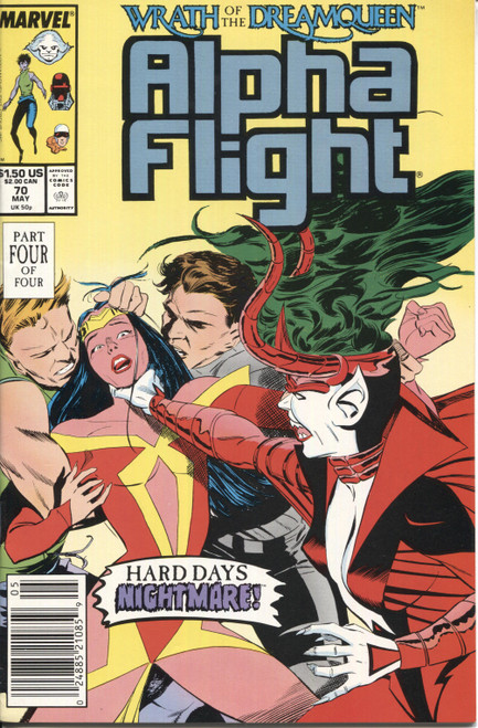 Alpha Flight (1983 Series) #70 Newsstand NM- 9.2
