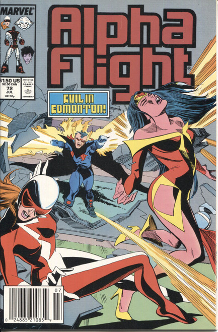 Alpha Flight (1983 Series) #72 Newsstand NM- 9.2 Alpha Flight (1983 Series) #72 Newsstand NM- 9.2
