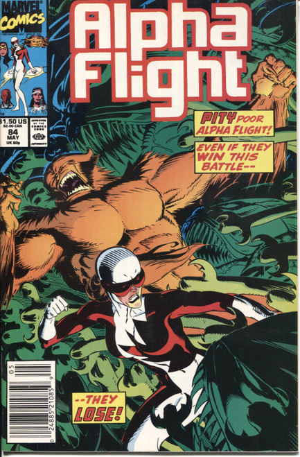 Alpha Flight (1983 Series) #84 Newsstand NM- 9.2 Alpha Flight (1983 Series) #84 Newsstand NM- 9.2