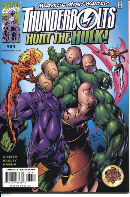 Thunderbolts (1997 Series) #34 NM- 9.2