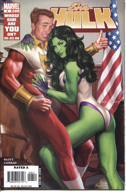 She-Hulk (2005 Series) #6 NM- 9.2 She-Hulk (2005 Series) #6 NM- 9.2
