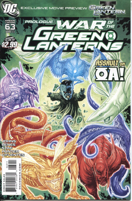 Green Lantern (2005 Series) #63 A NM- 9.2