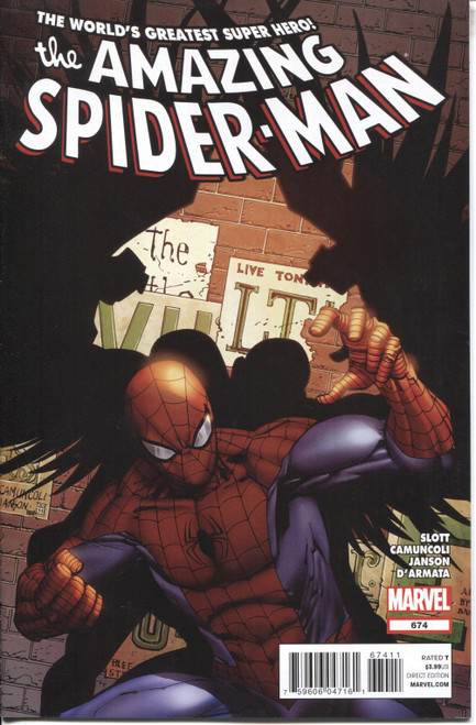 Amazing Spider-Man (1963 Series) #674 A NM- 9.2 Amazing Spider-Man (1963 Series) #674 A NM- 9.2
