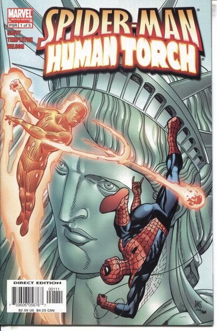 Spider-Man Human Torch (2005 Series) #1 NM- 9.2 Spider-Man Human Torch (2005 Series) #1 NM- 9.2