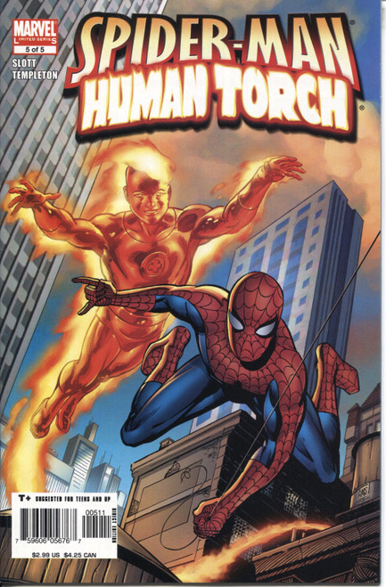 Spider-Man Human Torch (2005 Series) #5 NM- 9.2 Spider-Man Human Torch (2005 Series) #5 NM- 9.2