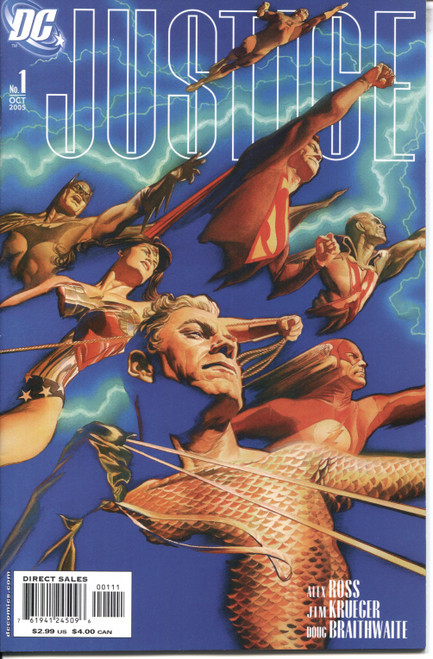 Justice (2005 Series) #1 A NM- 9.2 Justice (2005 Series) #1 A NM- 9.2