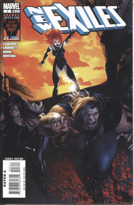New Exiles (2008 Series) #3 NM- 9.2