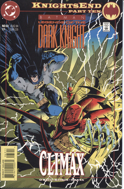 Batman Legend Dark Knight (1989 Series) #63 NM- 9.2