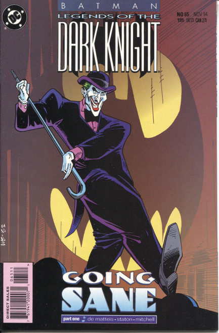 Batman Legend Dark Knight (1989 Series) #65 NM- 9.2