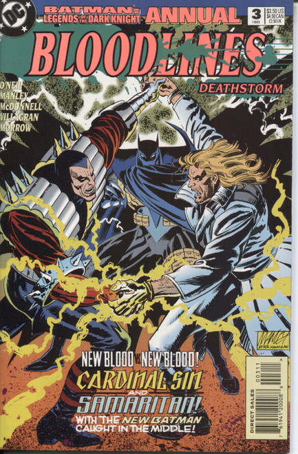 Batman Legend Dark Knight (1989 Series) #3 Annual NM- 9.2 Batman Legend Dark Knight (1989 Series) #3 Annual NM- 9.2