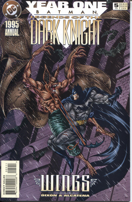 Batman Legend Dark Knight (1989 Series) #5 Annual NM- 9.2 Batman Legend Dark Knight (1989 Series) #5 Annual NM- 9.2