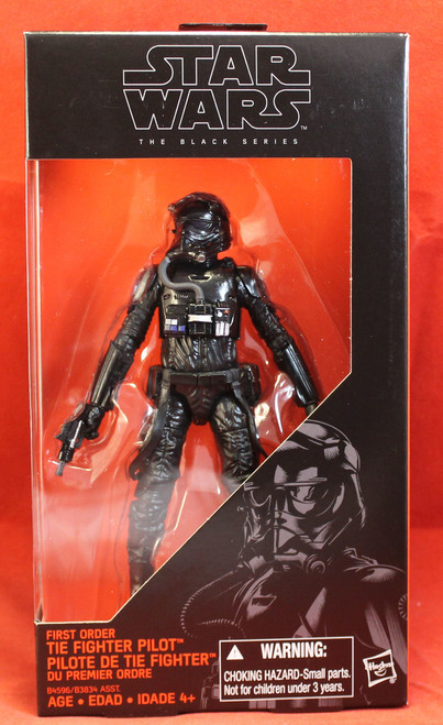 Star Wars 6" Action Figure Black Series - #11 TIE Fighter Pilot  First Order Star Wars 6" Action Figure Black Series - #11 TIE Fighter Pilot  First Order