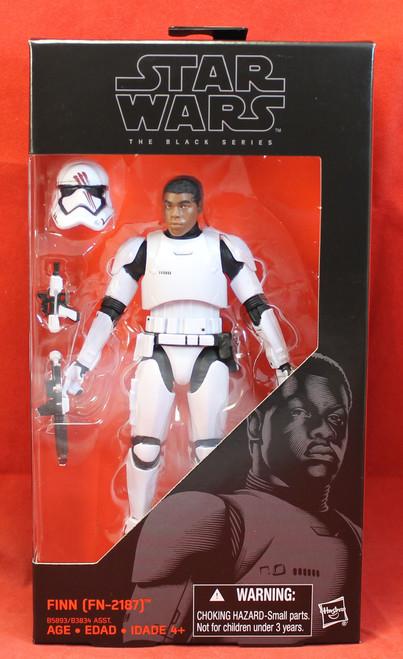 Star Wars 6" Action Figure Black Series - #17 FN-2187 Finn Star Wars 6" Action Figure Black Series - #17 FN-2187 Finn