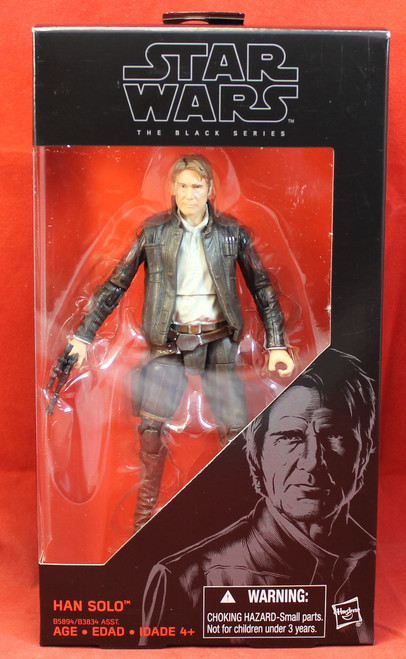 Star Wars 6" Action Figure Black Series - #18 Han Solo Star Wars 6" Action Figure Black Series - #18 Han Solo