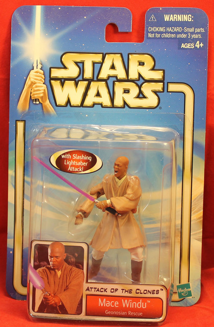 Star Wars Attack of the Clones AOTC 2002 #28 Mace Windu Star Wars Attack of the Clones AOTC 2002 #28 Mace Windu
