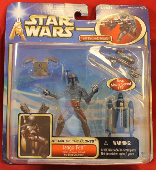 Star Wars Attack of the Clones AOTC Deluxe Jango Fett Electronic Jetpack Star Wars Attack of the Clones AOTC Deluxe Jango Fett Electronic Jetpack