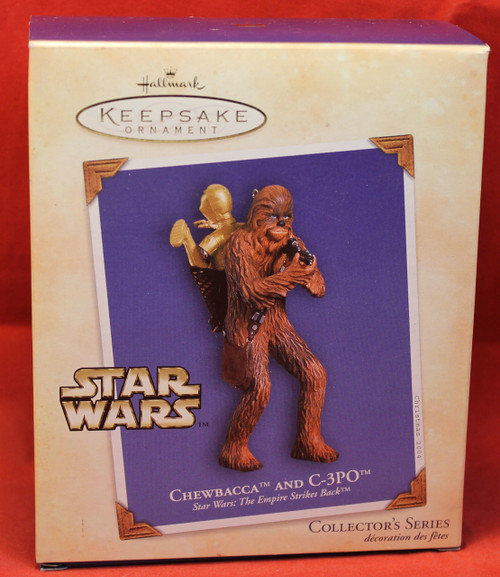Star Wars Christmas Ornament - Chewbacca & C-3PO ESB Star Wars Christmas Ornament - Chewbacca & C-3PO ESB