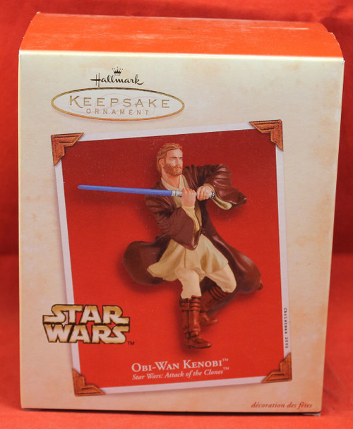 Star Wars Christmas Ornament - Obi-Wan Kenobi Attack of the Clones Star Wars Christmas Ornament - Obi-Wan Kenobi Attack of the Clones