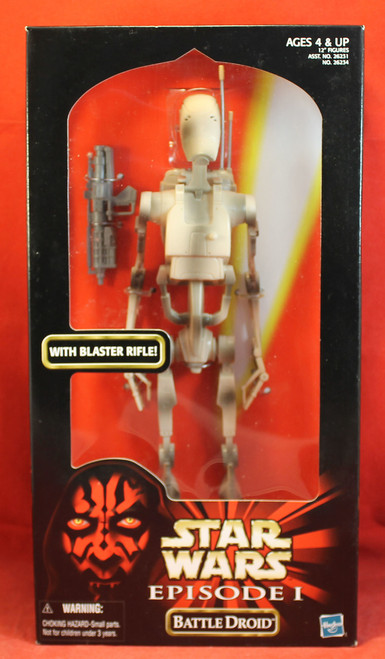Star Wars Episode I 1 12" Action Figure - Battle Droid Star Wars Episode I 1 12" Action Figure - Battle Droid