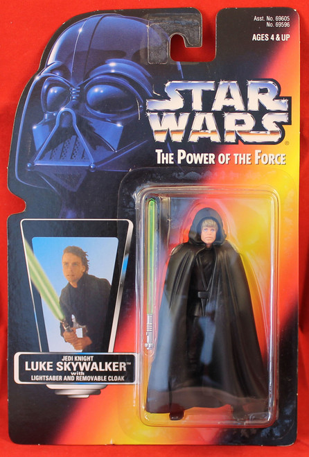 Star Wars Power of the Force POTF Red Card Luke Skywalker Jedi Knight Lightsaber Star Wars Power of the Force POTF Red Card Luke Skywalker Jedi Knight Lightsaber