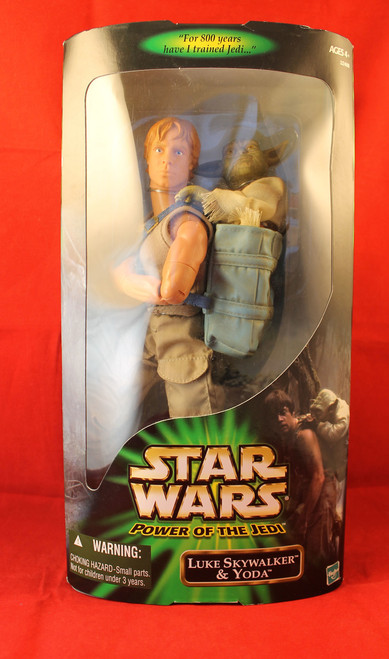 Star Wars Power of the Jedi POTJ 12" Action Figure Dagobah Luke & Yoda