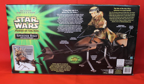 Star Wars Power of the Jedi POTJ 12" inch Luke Skywalker on Speeder Bike - 101
