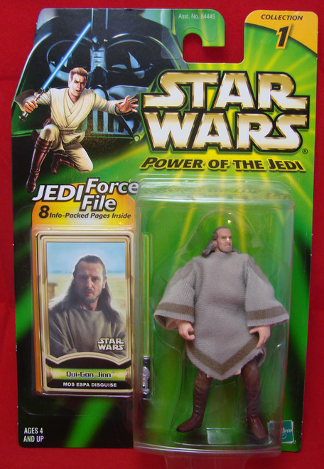 Star Wars Power of the Jedi POTJ Qui-Gon Jinn Mos Espa Disguise