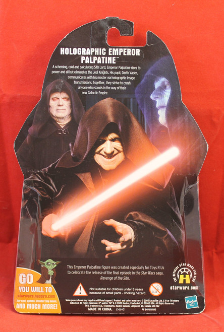 Star Wars Revenge of the Sith ROTS - Holographic Emperor Star Wars Revenge of the Sith ROTS - Holographic Emperor