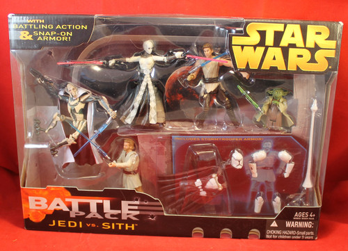 Star Wars Revenge of the Sith ROTS Battle Packs Jedi Vs. Empire Opened Star Wars Revenge of the Sith ROTS Battle Packs Jedi Vs. Empire Opened