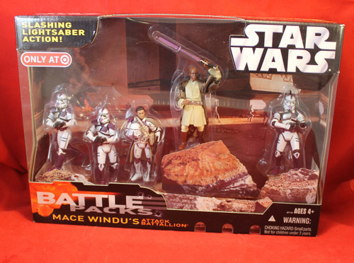Star Wars Revenge of the Sith ROTS Battle Packs Mace Windu's Attack Battalion Star Wars Revenge of the Sith ROTS Battle Packs Mace Windu's Attack Battalion