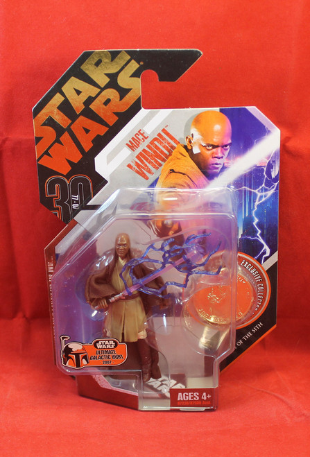 Star Wars TAC 30th Anniversary Collection #06 Mace Windu - Gold Coin