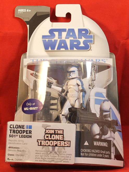 Star Wars The Clone Wars 2008 501st Clone Trooper Walmart Star Wars The Clone Wars 2008 501st Clone Trooper Walmart