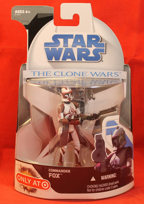 Star Wars The Clone Wars 2008 Target Commander Fox