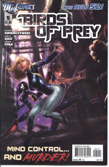 Birds of Prey New 52 (2011 Series) #5