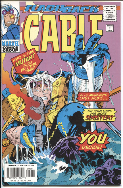 Cable (1993 Series) #1 Flashback NM- 9.2 Cable (1993 Series) #1 Flashback NM- 9.2
