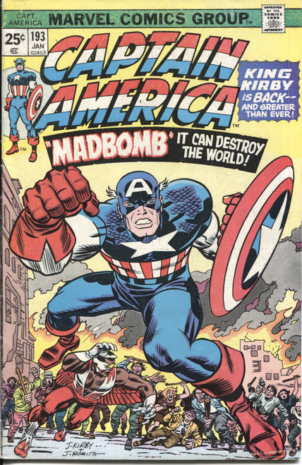 Captain America (1968 Series) #193 VG+ 4.5