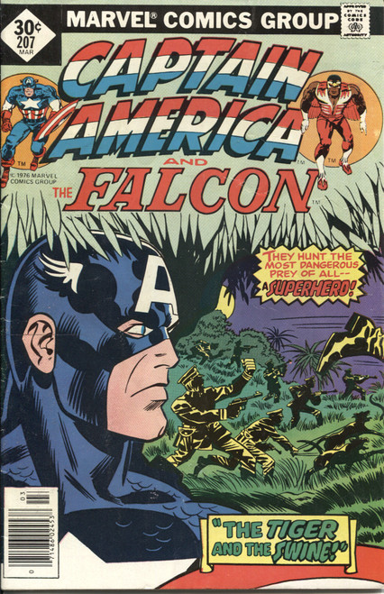 Captain America (1968 Series) #207 Newsstand FN+ 6.5