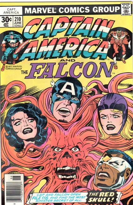 Captain America (1968 Series) #210 Newsstand VF/NM 9.0