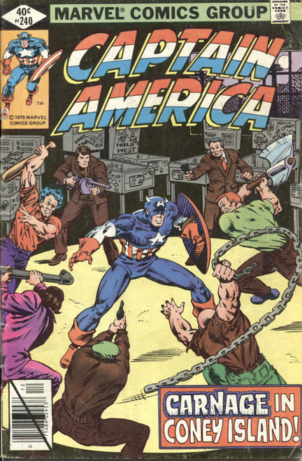 Captain America (1968 Series) #240 Whitman Newsstand GD+ 2.5